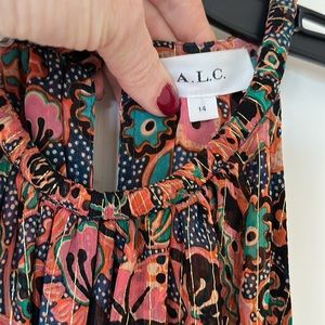 A.L.C halter silk dress